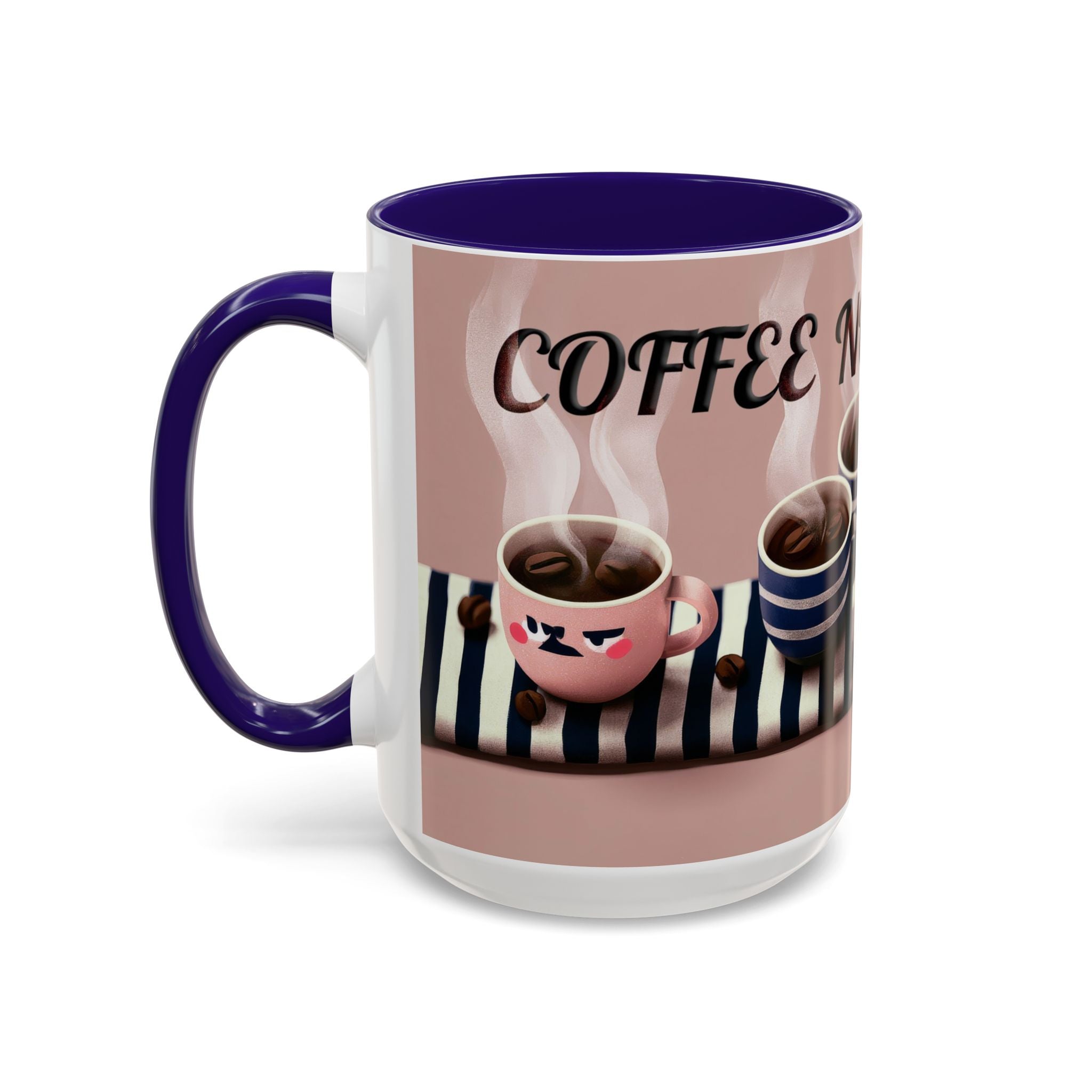 Coffee Now, Talk Later Mug — Cute Kawaii Coffee Cups (11oz, 15oz)