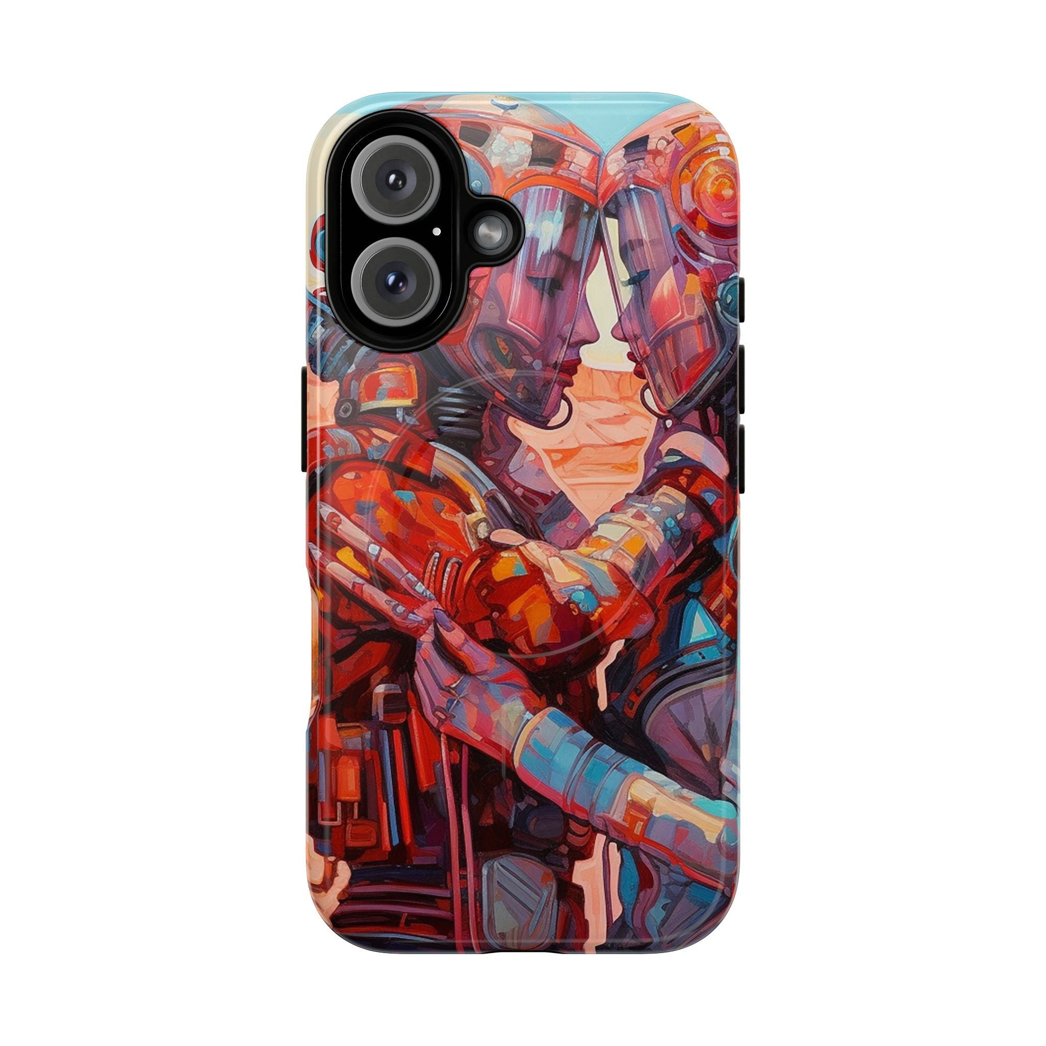 Phone Case — Colorful Futuristic Astronauts Magnetic Tough Case
