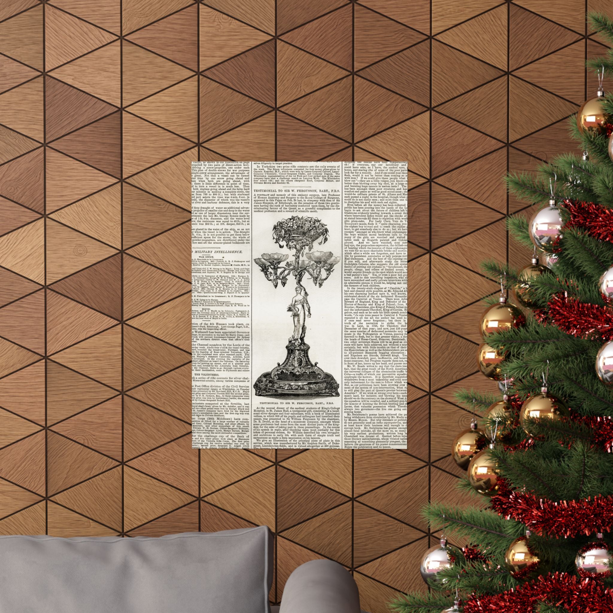 Vintage Botanical Dictionary Poster — Matte Vertical Wall Art