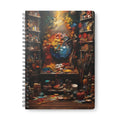 Artist Palette Wirobound A5 Notebook — Spiral-Bound Sketch & Lined Journal for Painters