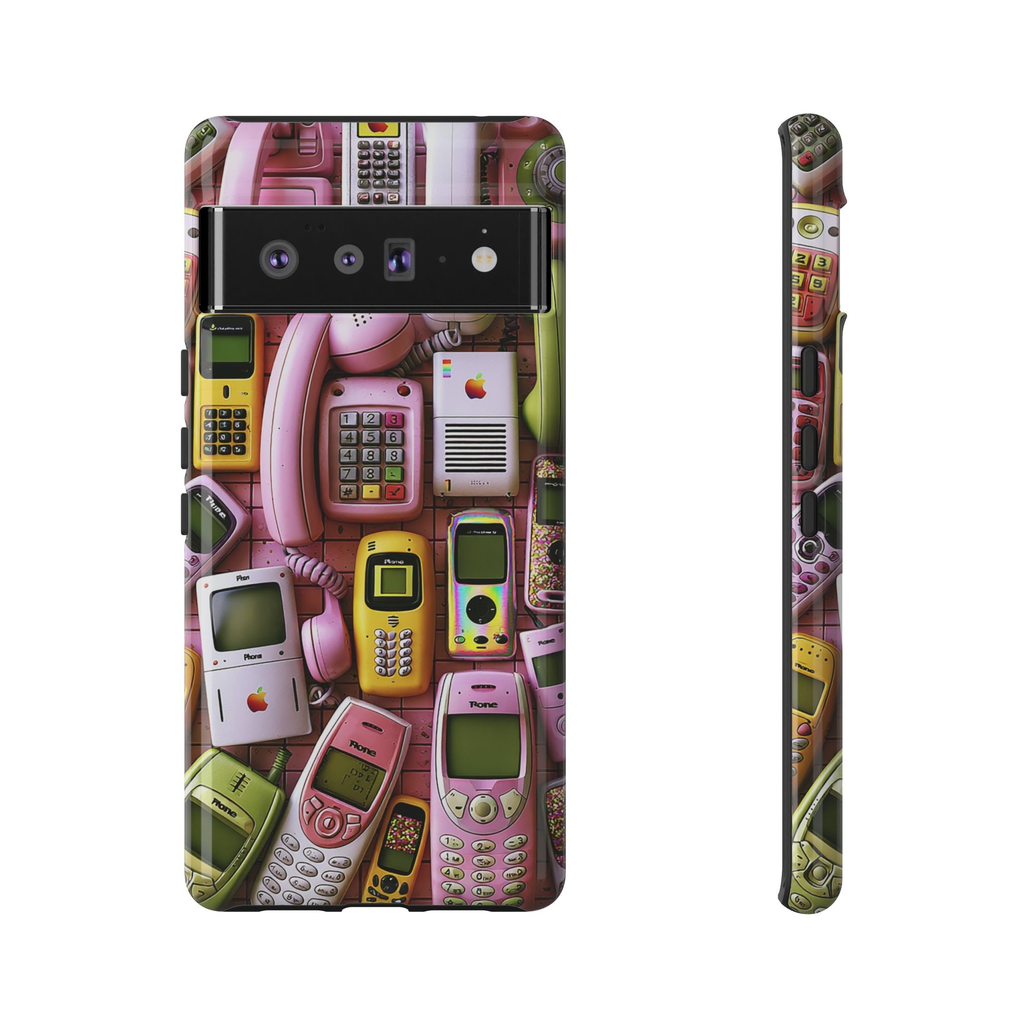 Phone Case — Surreal VR Cityscape Illustration