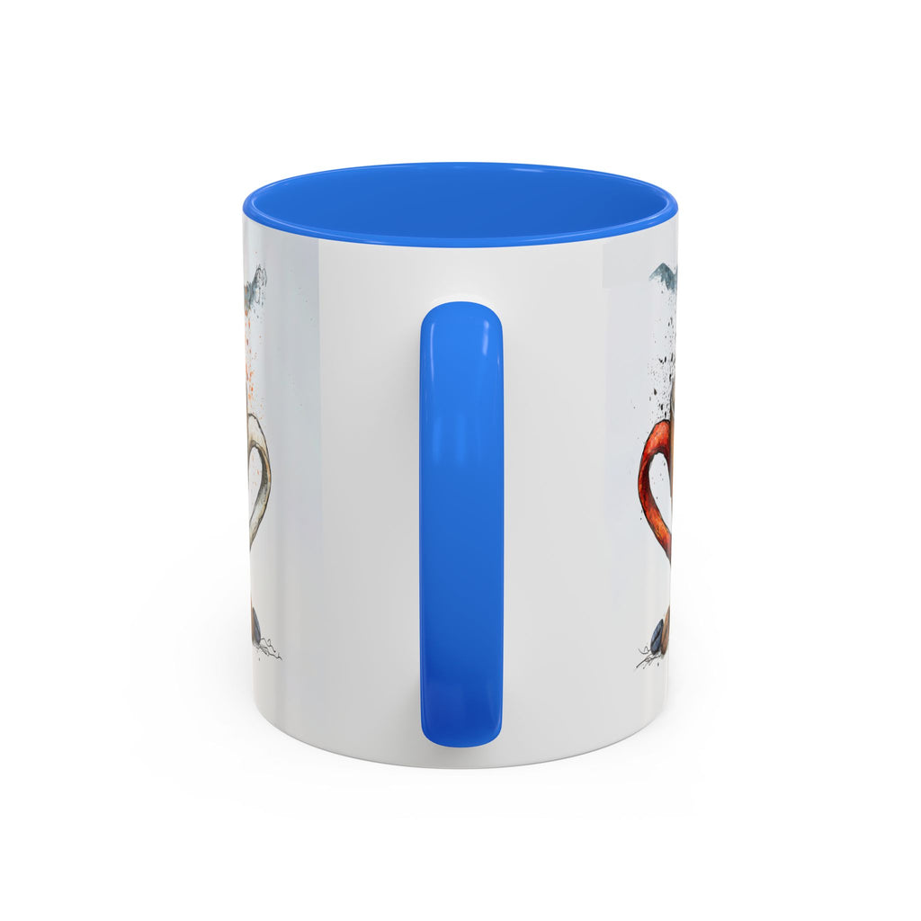 But First Coffee Ceramic Mug — Colorful Watercolor Coffee Cups (11oz & 15oz)