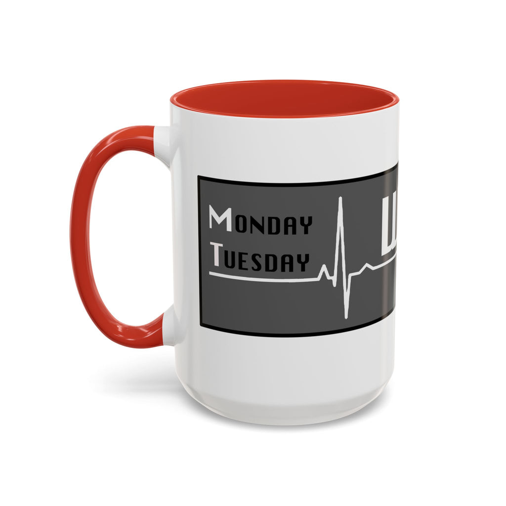 Coffee Mug — WTF (Weekend Heartbeat) Funny Weekend Nurse Gift