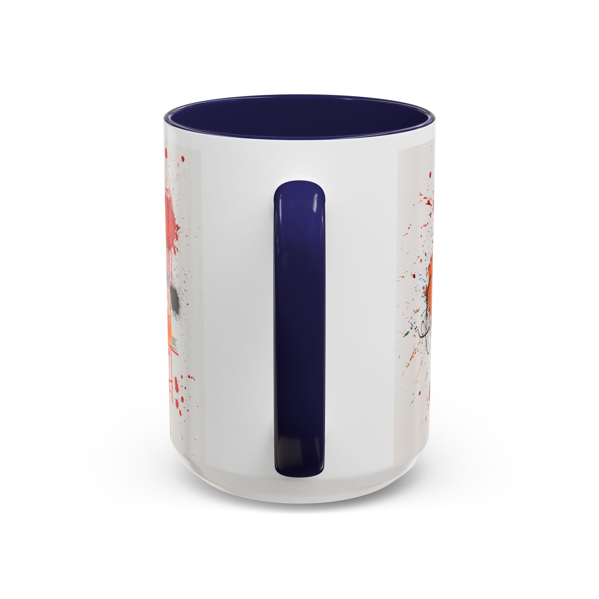 Colorful Abstract Monster Coffee Mug — Vibrant Art Accent Mug (11/15 oz)