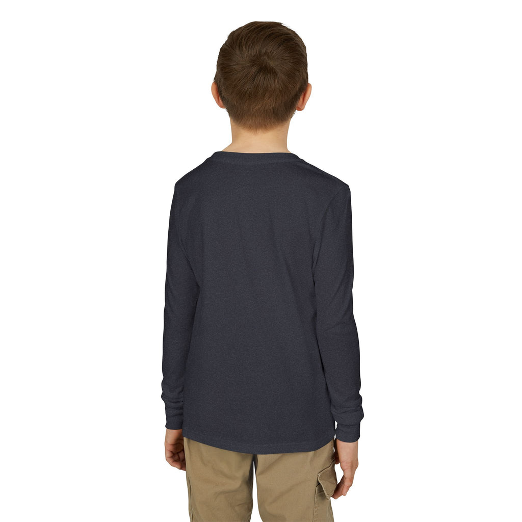 Back to School Youth Long Sleeve Tee — Colorful Owl Schoolhouse Design