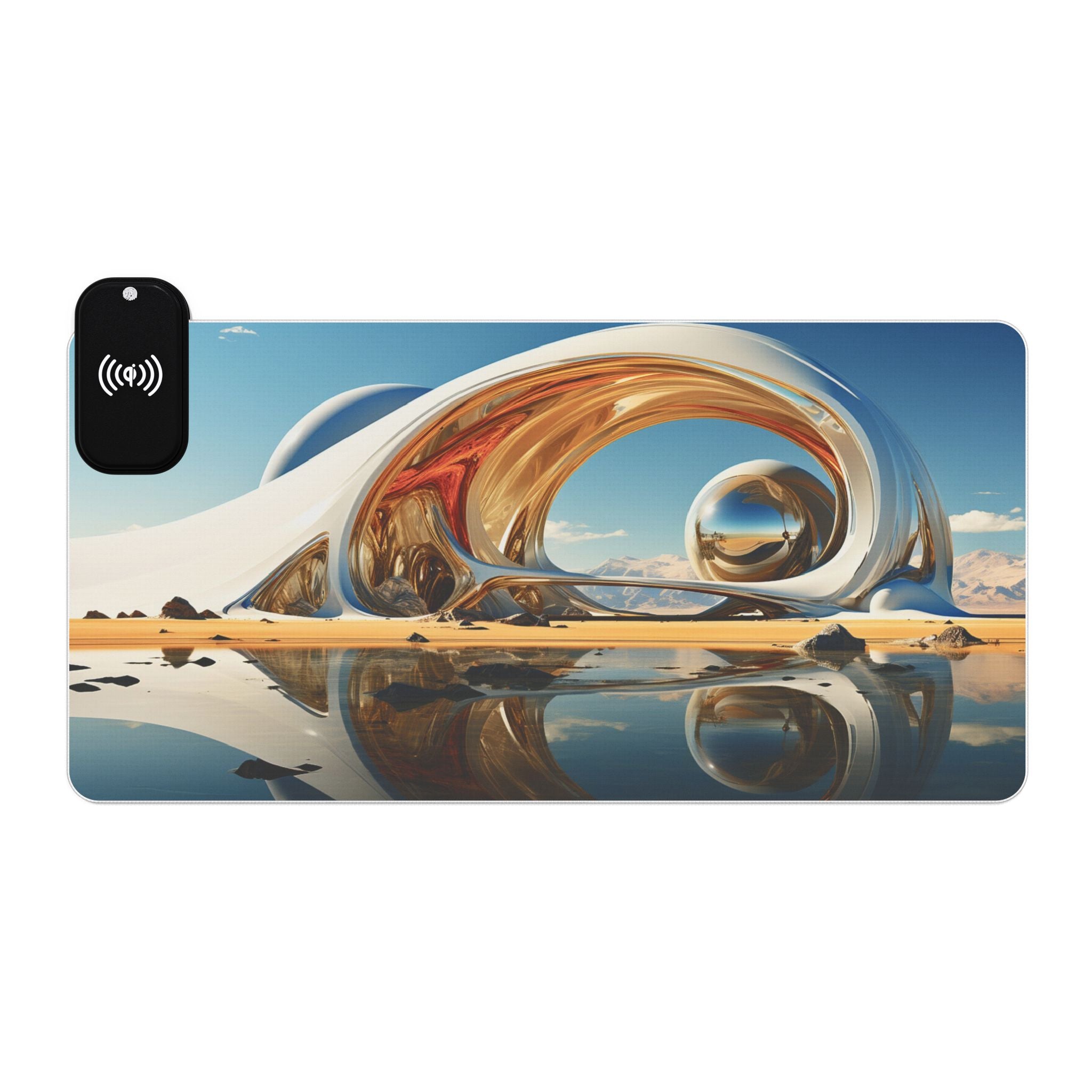 LED RGB Wireless Charging Gaming Mouse Pad — Extra Large Desk Mat