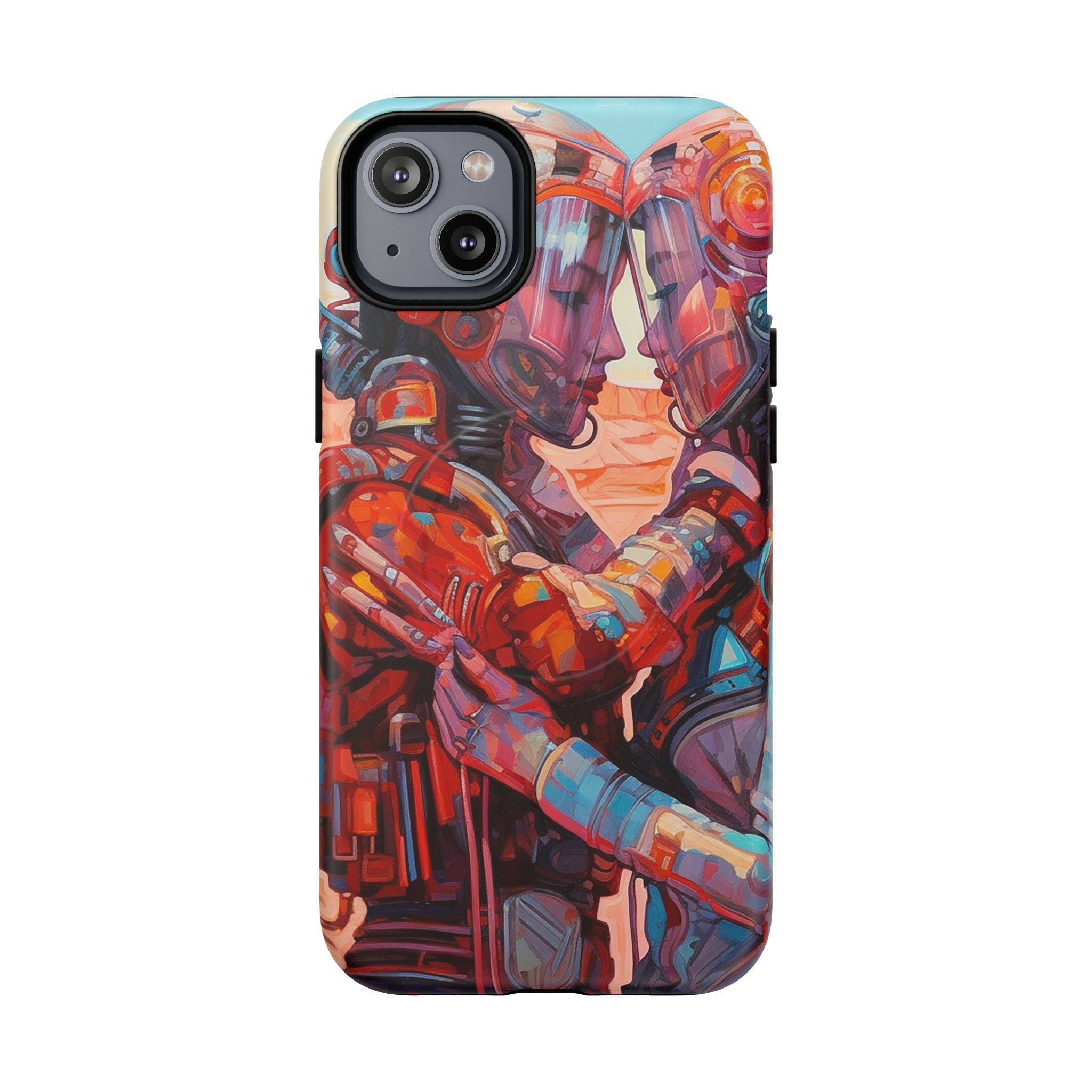 Phone Case — Colorful Futuristic Astronauts Magnetic Tough Case