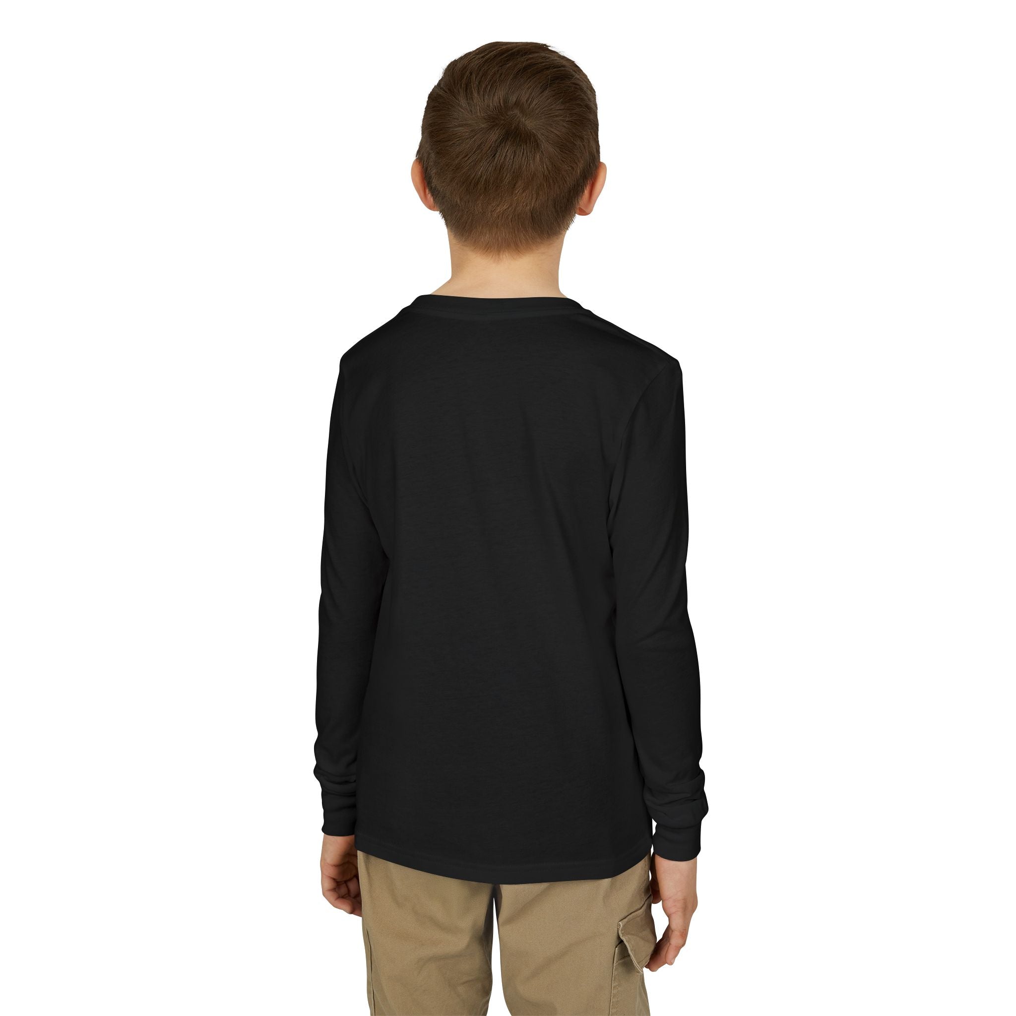 Back to School Youth Long Sleeve Tee — Colorful Owl Schoolhouse Design