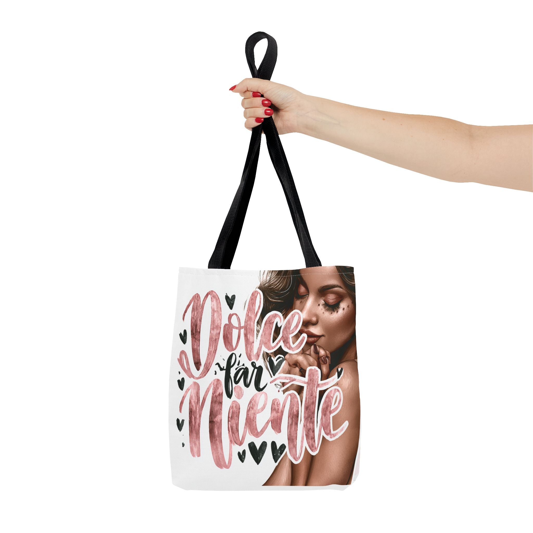 Dolce Far Niente Tote Bag — Italian 'Sweet Doing Nothing' Floral Fashion Tote
