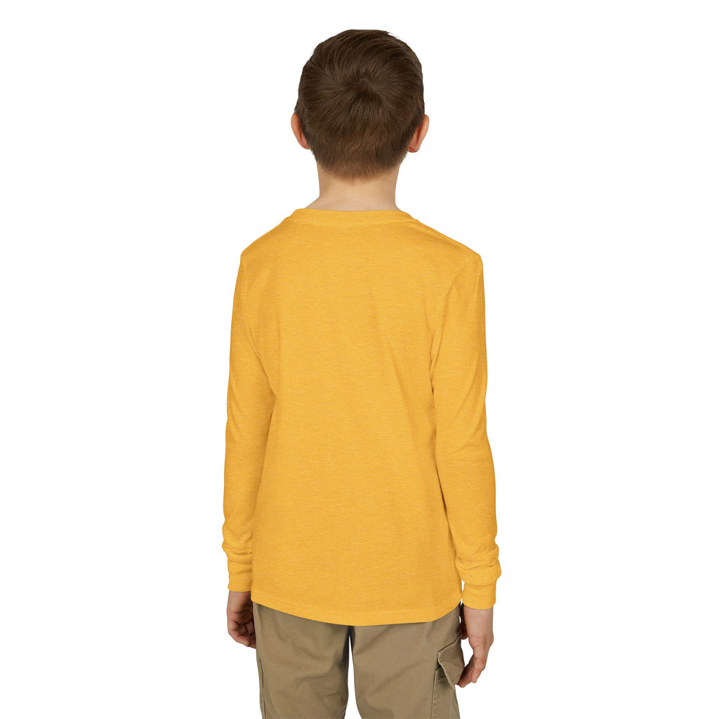 Back to School Youth Long Sleeve Tee — Colorful Owl Schoolhouse Design