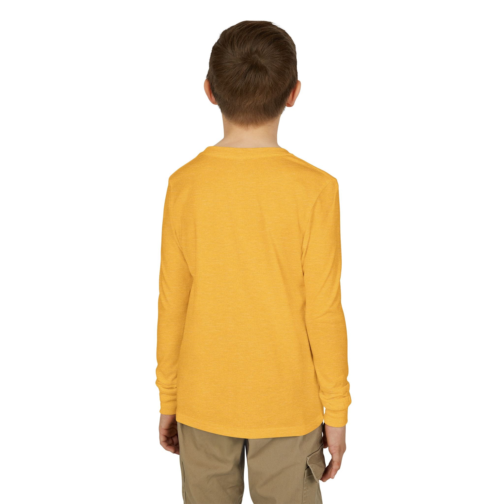 Back to School Youth Long Sleeve Tee — Colorful Owl Schoolhouse Design