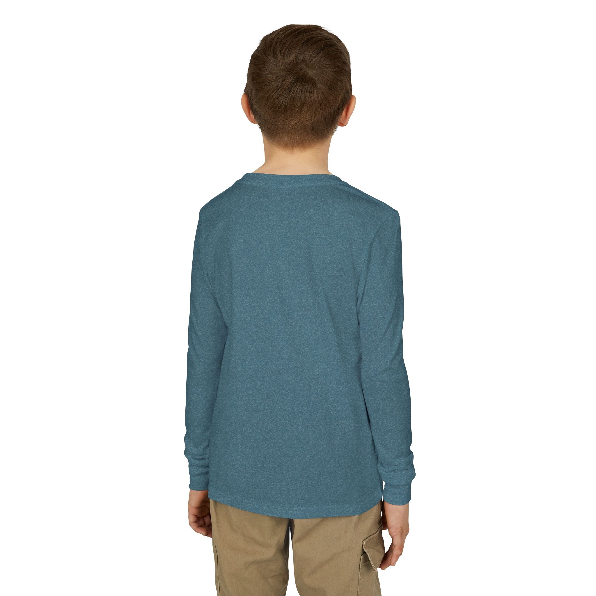 Back to School Youth Long Sleeve Tee — Colorful Owl Schoolhouse Design