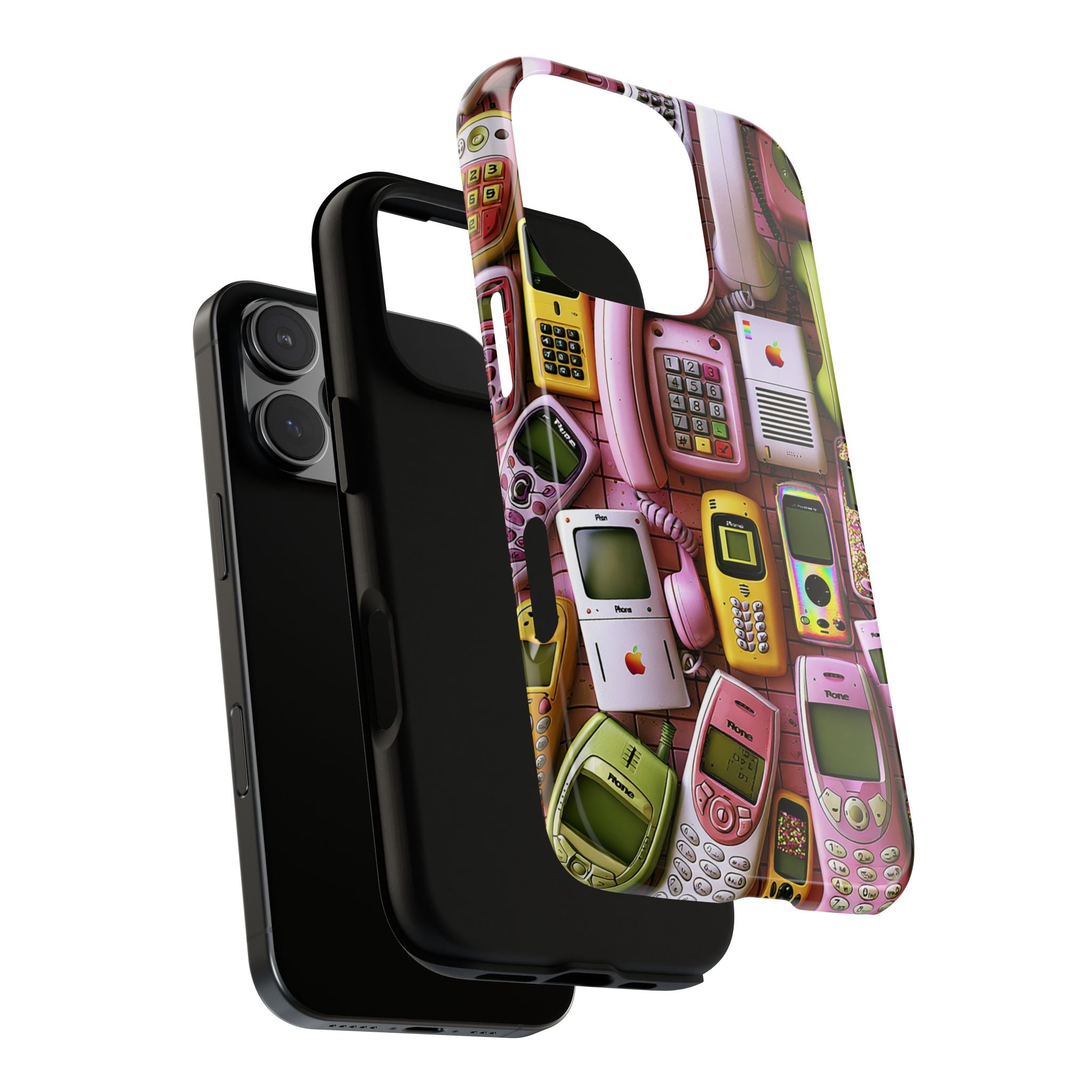 Phone Case — Surreal VR Cityscape Illustration