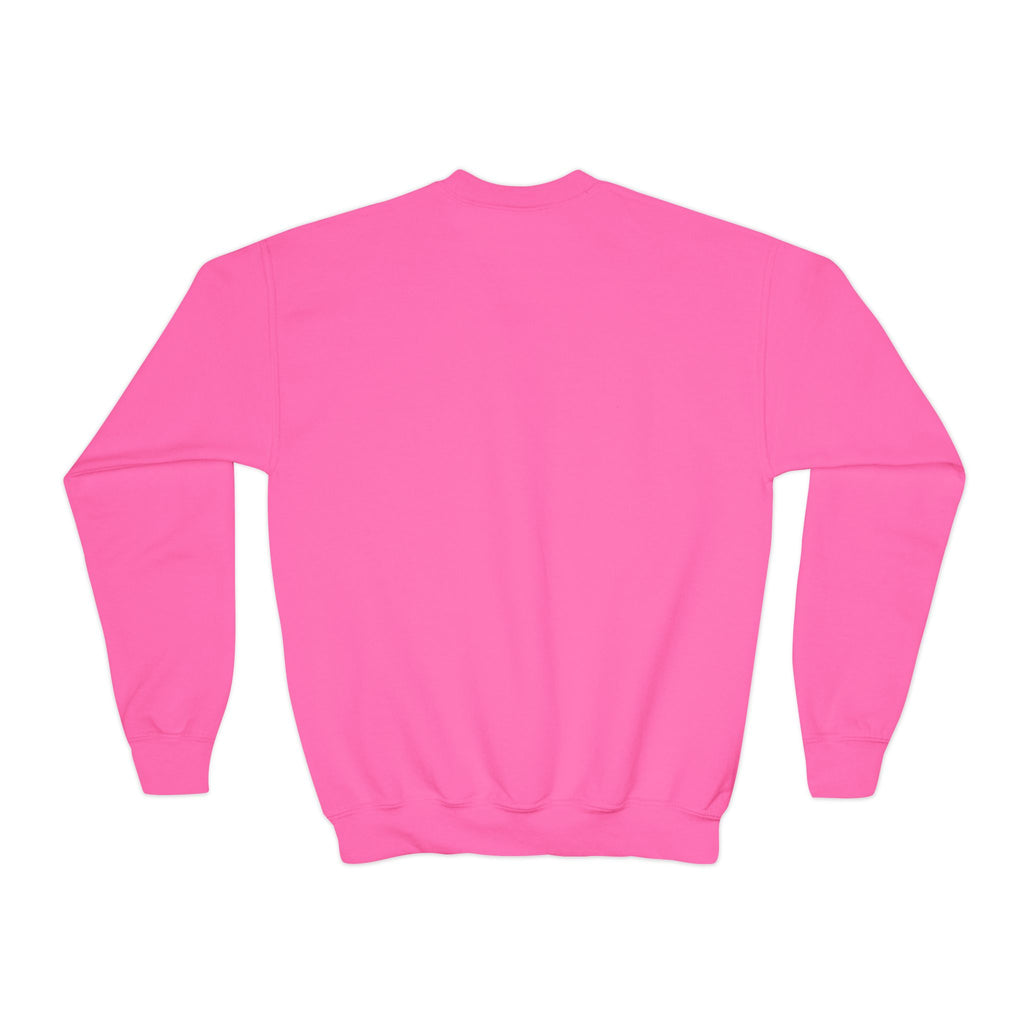 Youth Sweatshirt — Floral Number 8 Crewneck