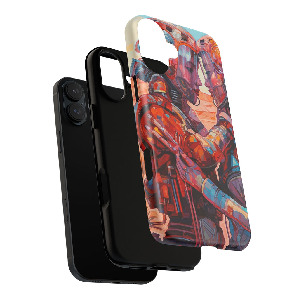 Phone Case — Colorful Futuristic Astronauts Magnetic Tough Case