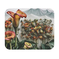 Floral Calla Meadow Mouse Pad — Botanical Desk Mat with Vintage Garden Vibe