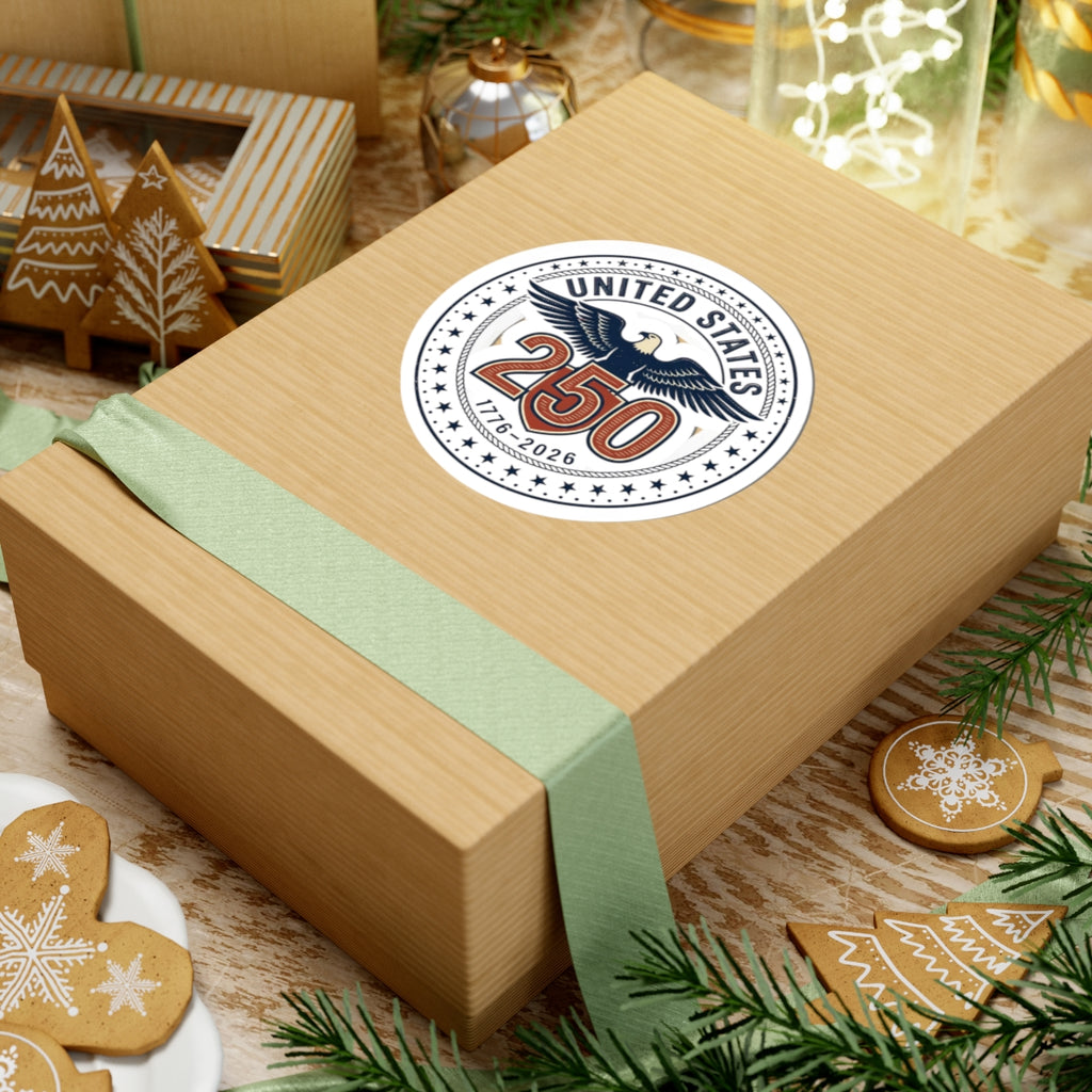 250th Anniversary Eagle Seal Sticker | 1776-2026, Patriotic 4th of July