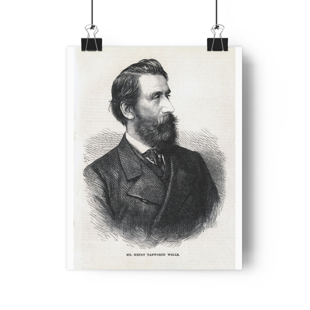 Historical Portrait Poster — Vintage 19th-Century Gentleman Print