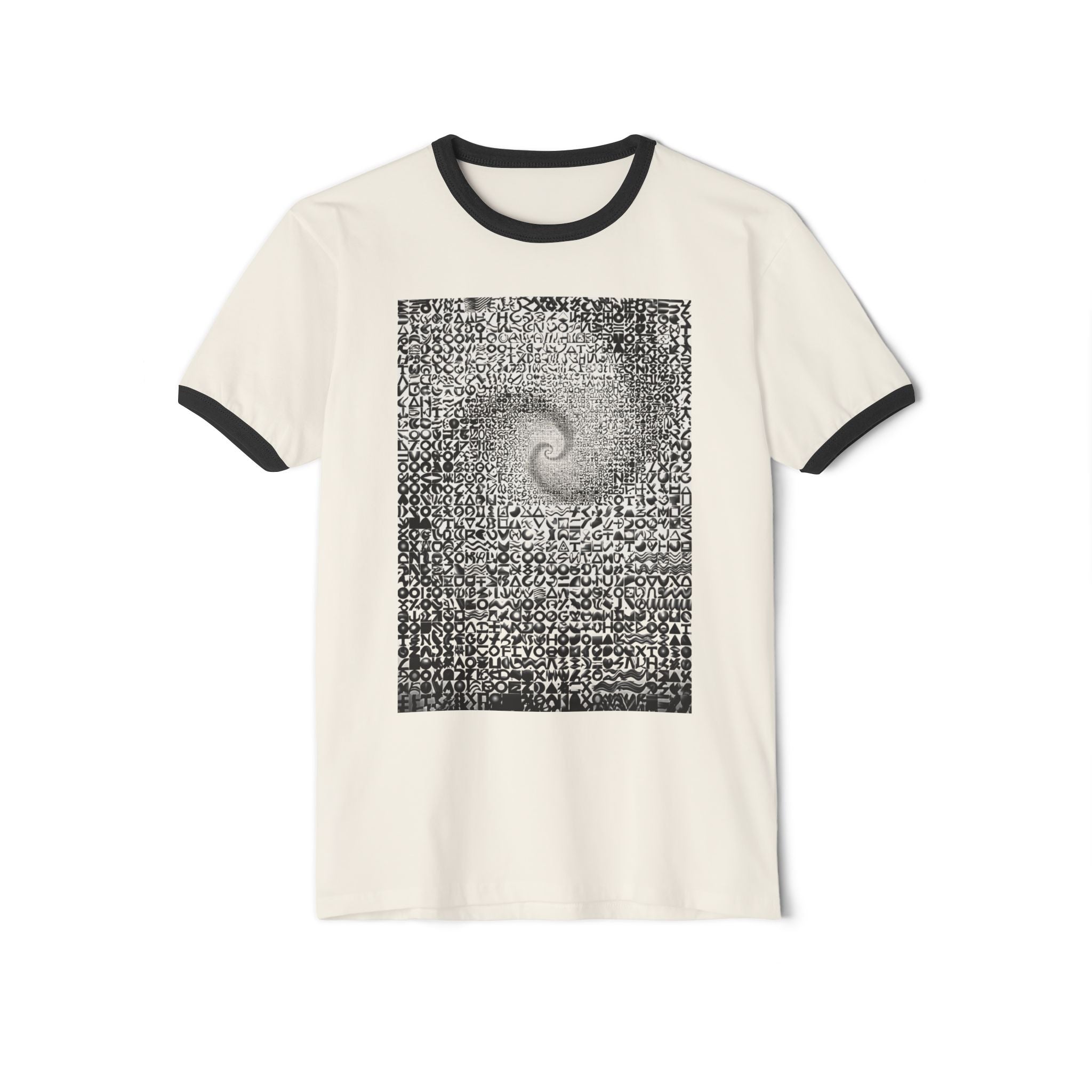 Spiral Galaxy Graphic Ringer T-Shirt