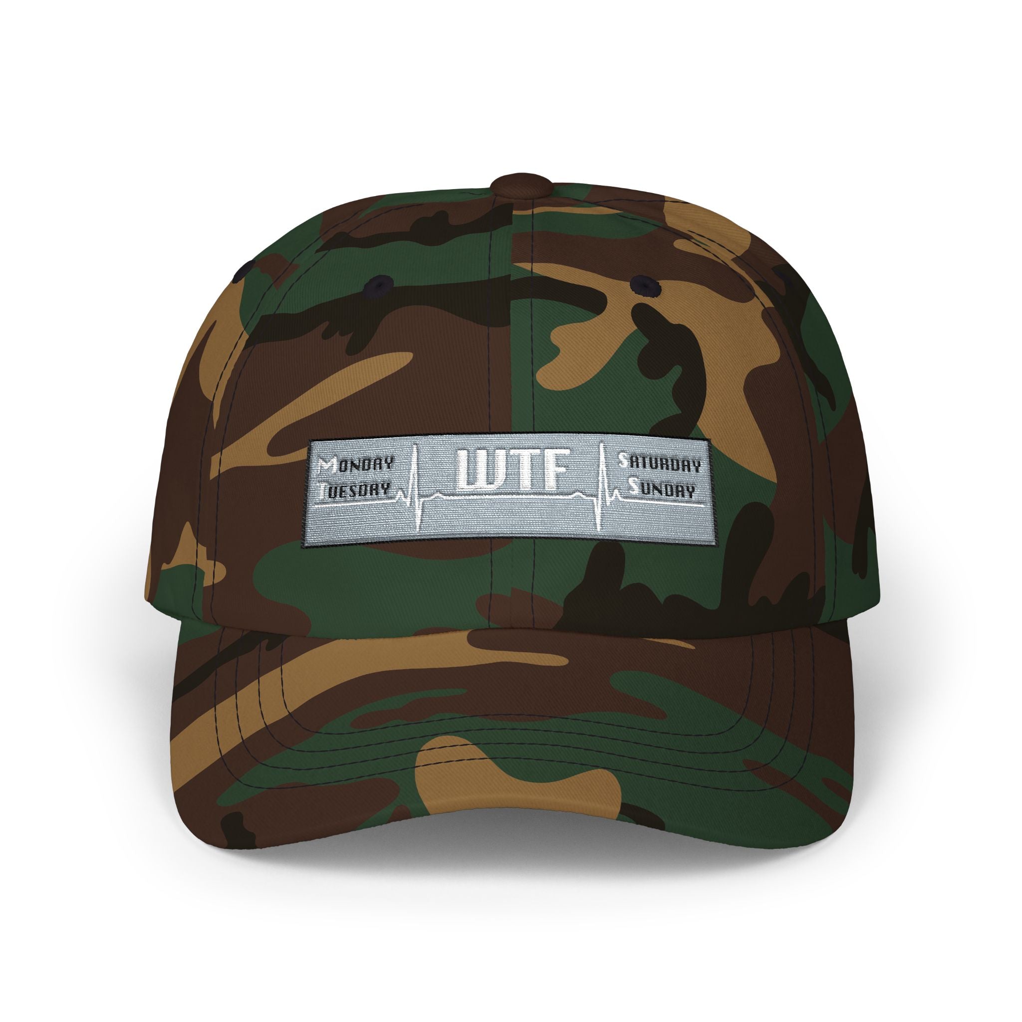 WTF Dad Cap – Vintage Cassette Tape Embroidered Baseball Hat