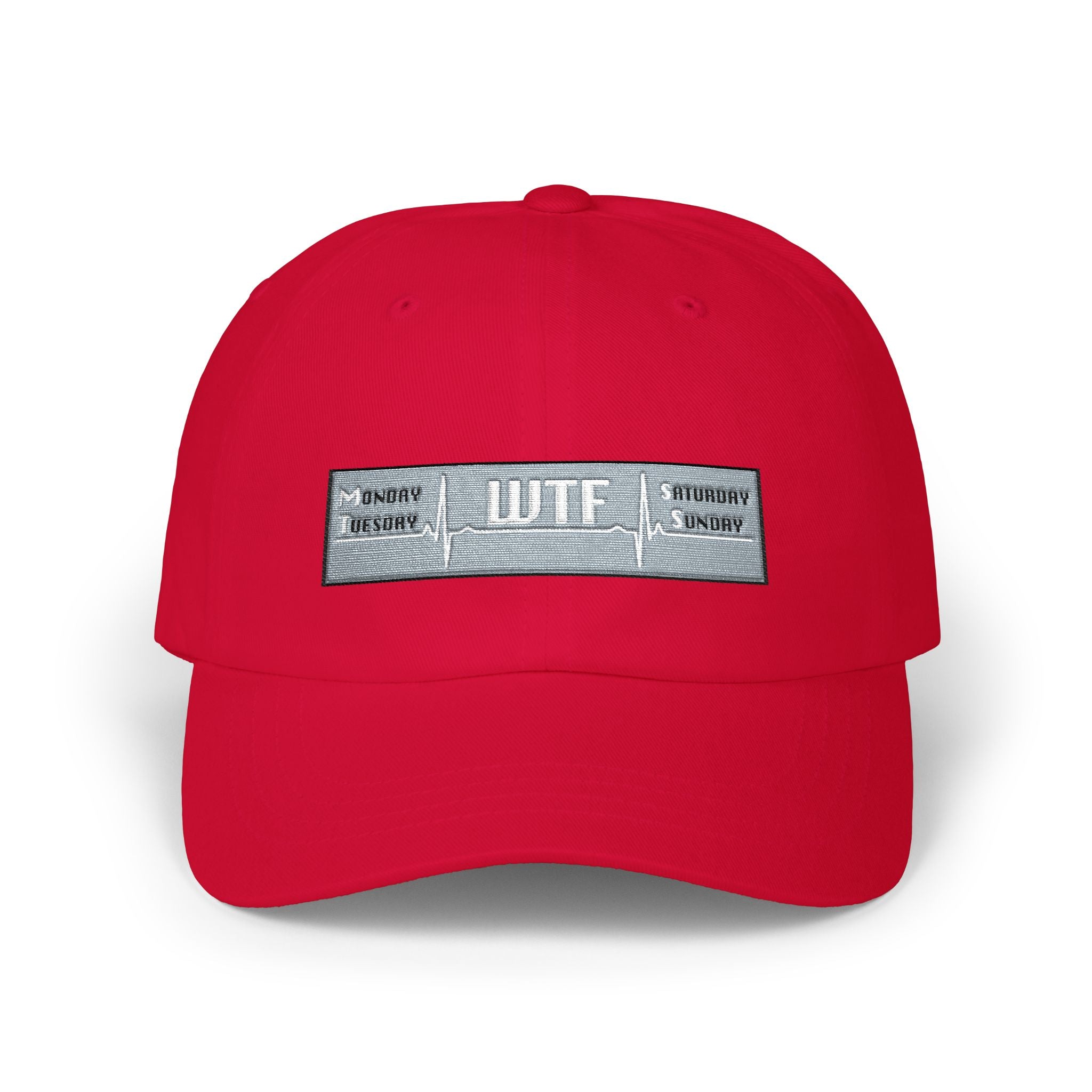 WTF Dad Cap – Vintage Cassette Tape Embroidered Baseball Hat