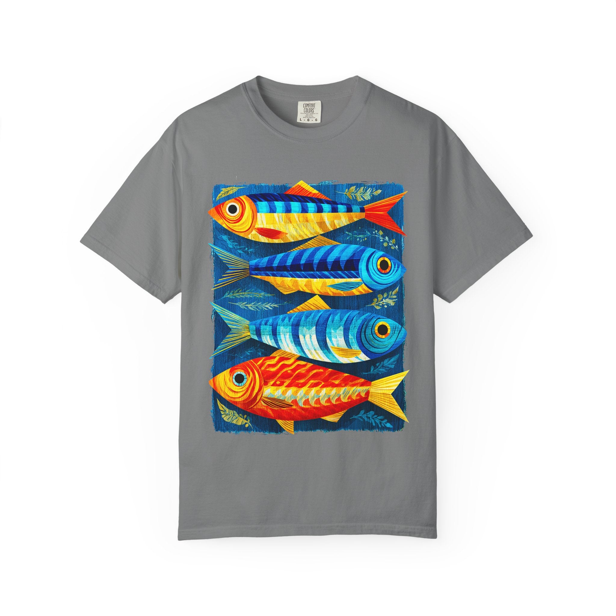 T-Shirt — Colorful Tropical Fish Graphic Tee