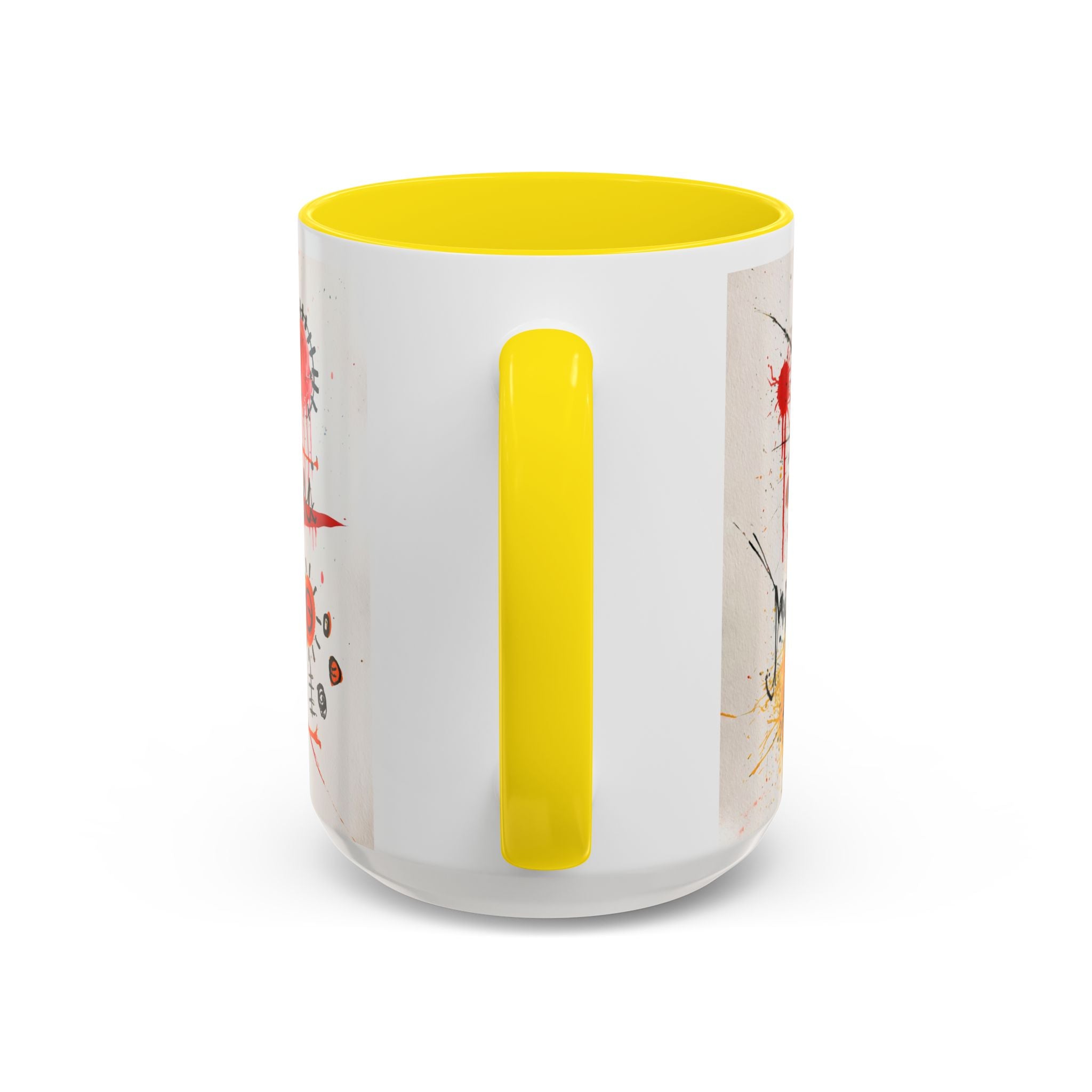 Abstract Monster Art Coffee Mug — Colorful Graffiti-Style Accent Mug (11/15oz)