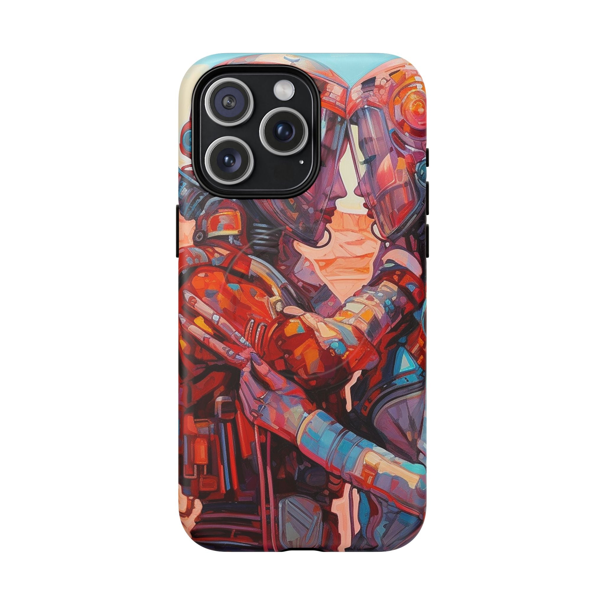 Phone Case — Colorful Futuristic Astronauts Magnetic Tough Case