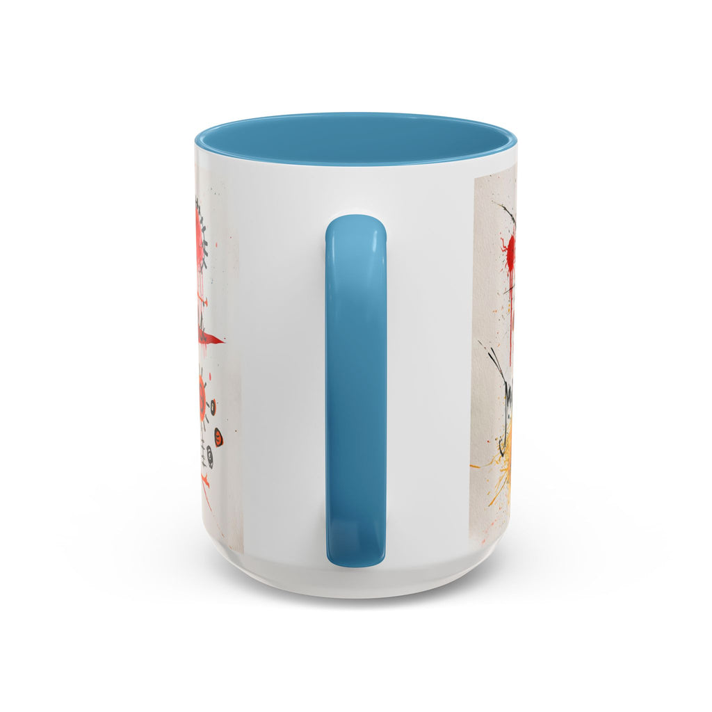 Abstract Monster Art Coffee Mug — Colorful Graffiti-Style Accent Mug (11/15oz)