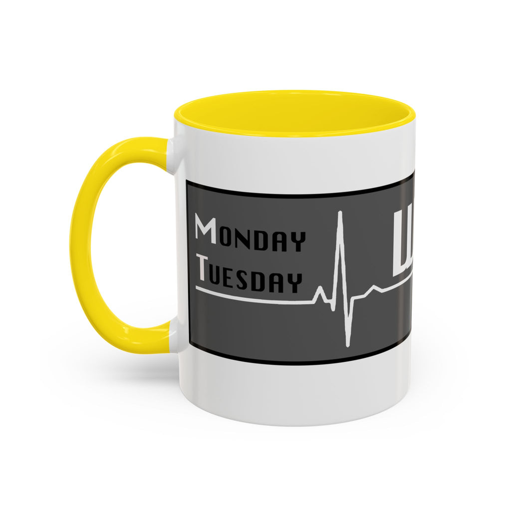 Coffee Mug — WTF (Weekend Heartbeat) Funny Weekend Nurse Gift