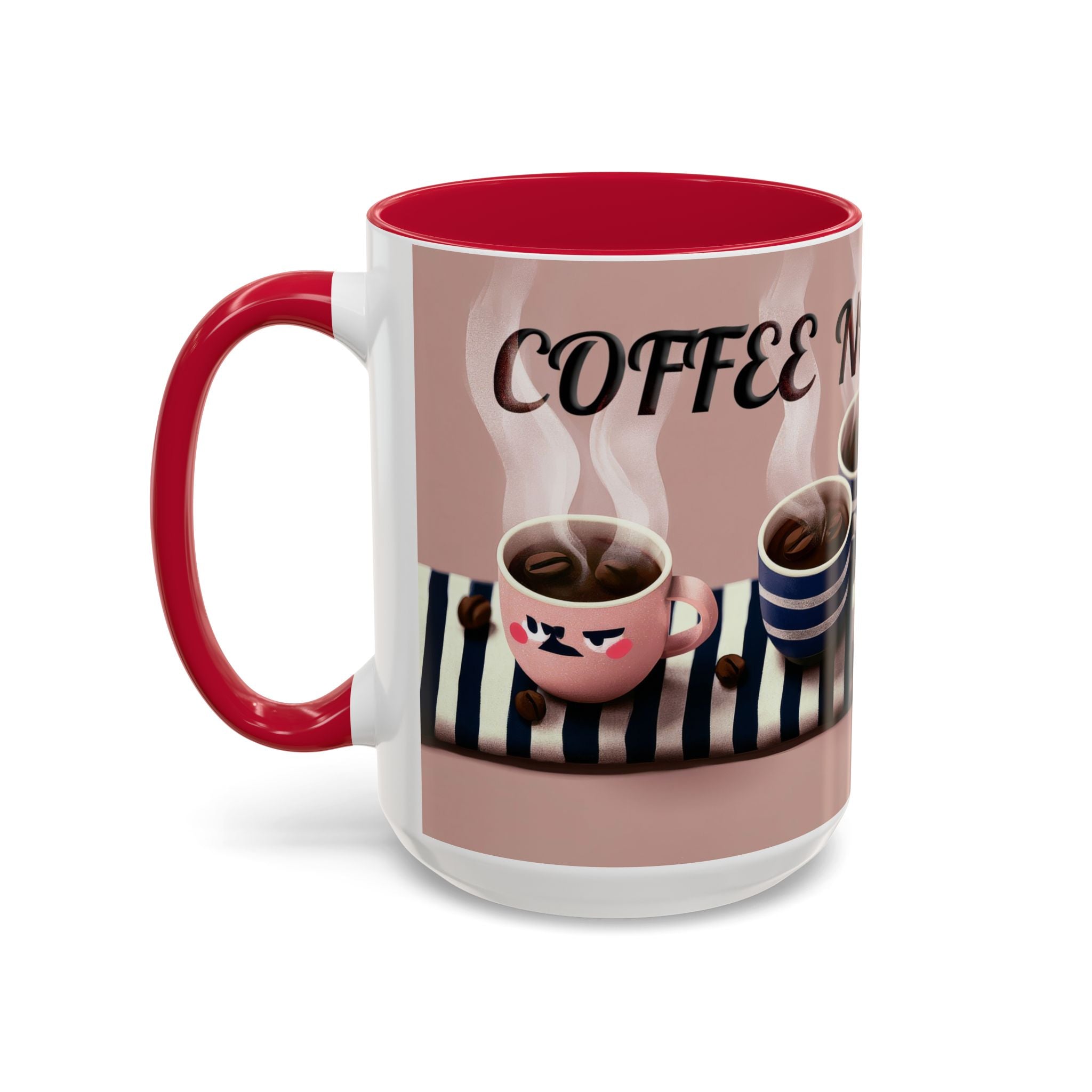 Coffee Now, Talk Later Mug — Cute Kawaii Coffee Cups (11oz, 15oz)