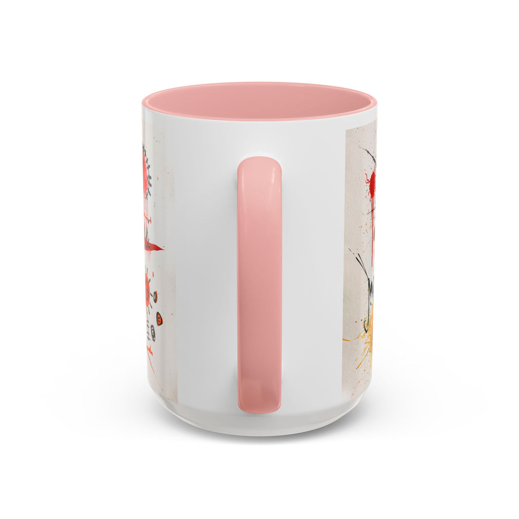 Abstract Monster Art Coffee Mug — Colorful Graffiti-Style Accent Mug (11/15oz)