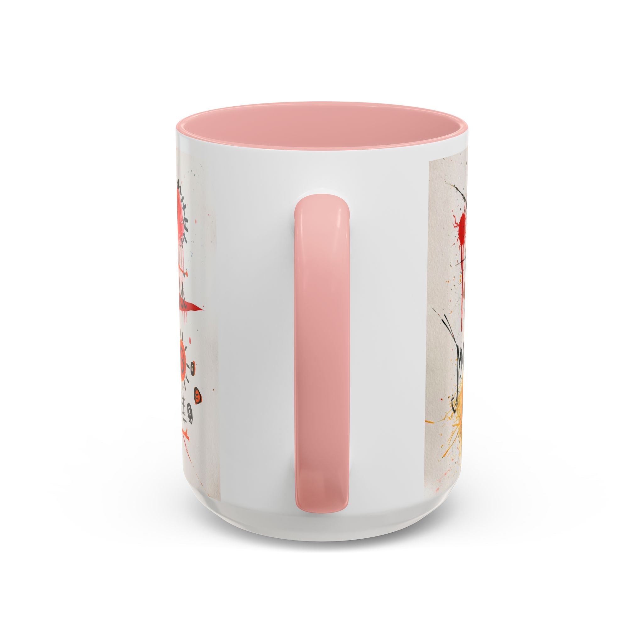 Abstract Monster Art Coffee Mug — Colorful Graffiti-Style Accent Mug (11/15oz)