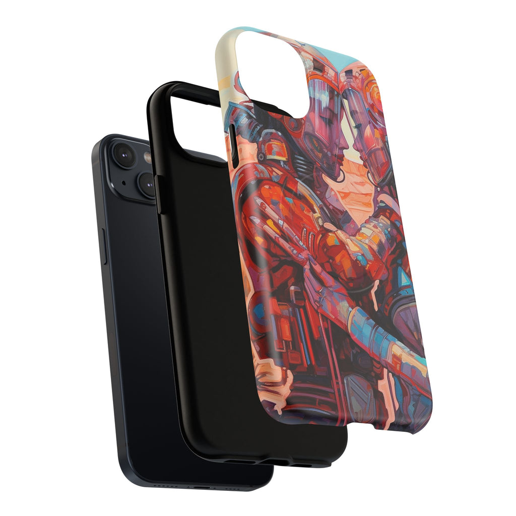 Phone Case — Colorful Futuristic Astronauts Magnetic Tough Case