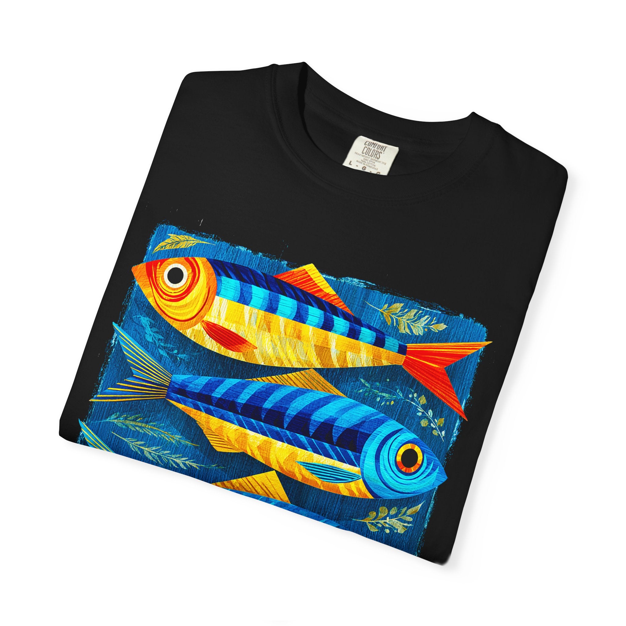 T-Shirt — Colorful Tropical Fish Graphic Tee