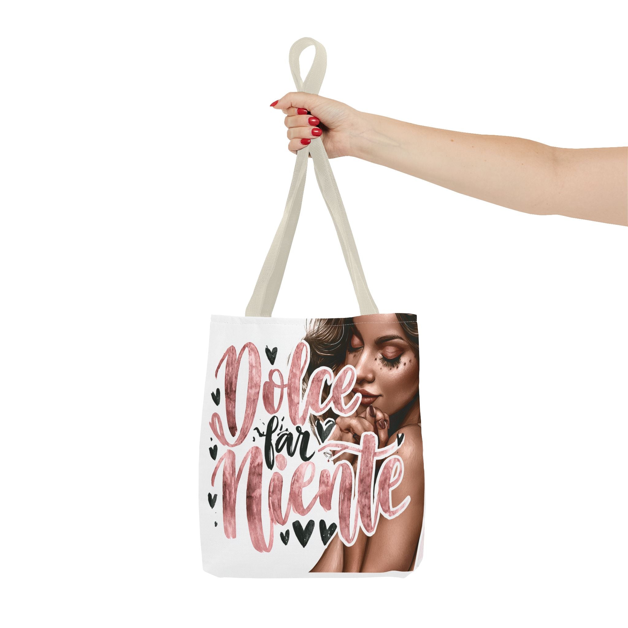 Dolce Far Niente Tote Bag — Italian 'Sweet Doing Nothing' Floral Fashion Tote