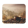 Coffee Morning Mouse Pad — Cozy Scenic Coffee Cup Desk Mat