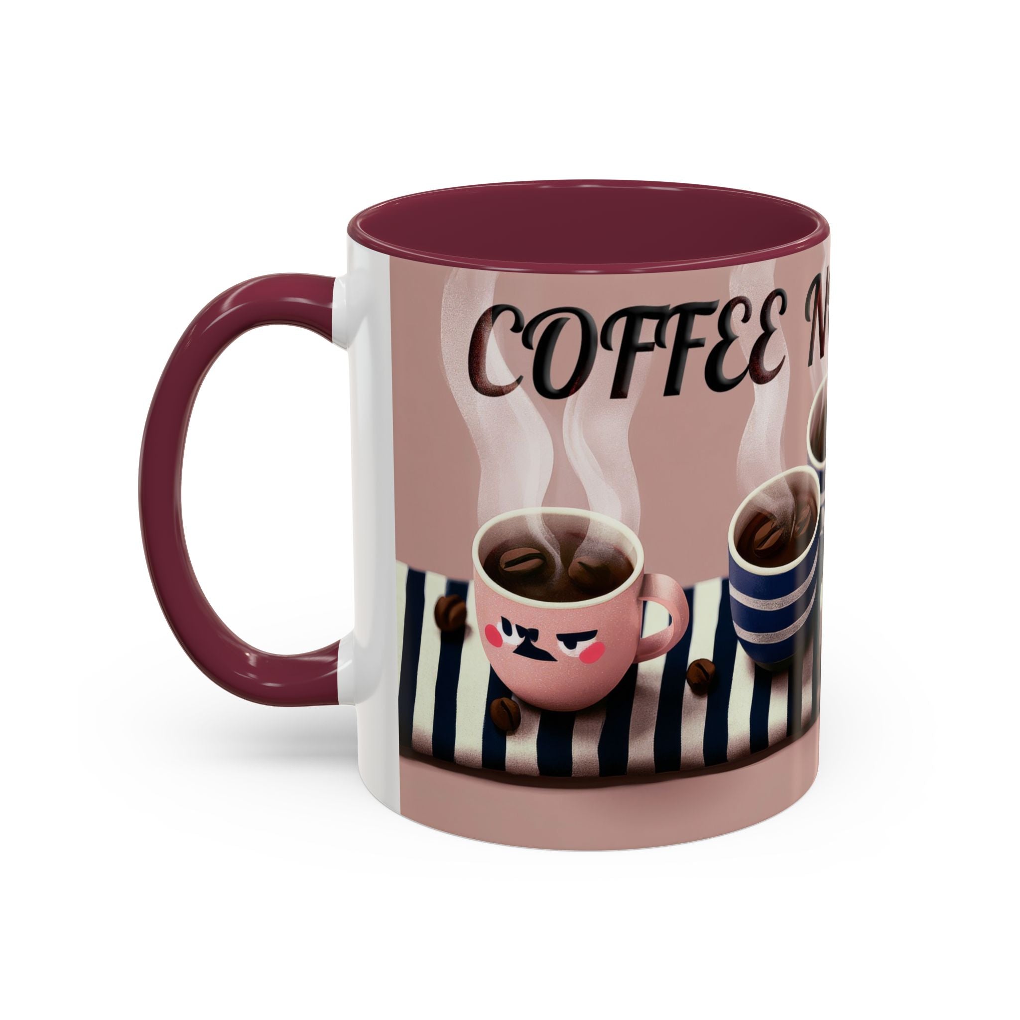 Coffee Now, Talk Later Mug — Cute Kawaii Coffee Cups (11oz, 15oz)