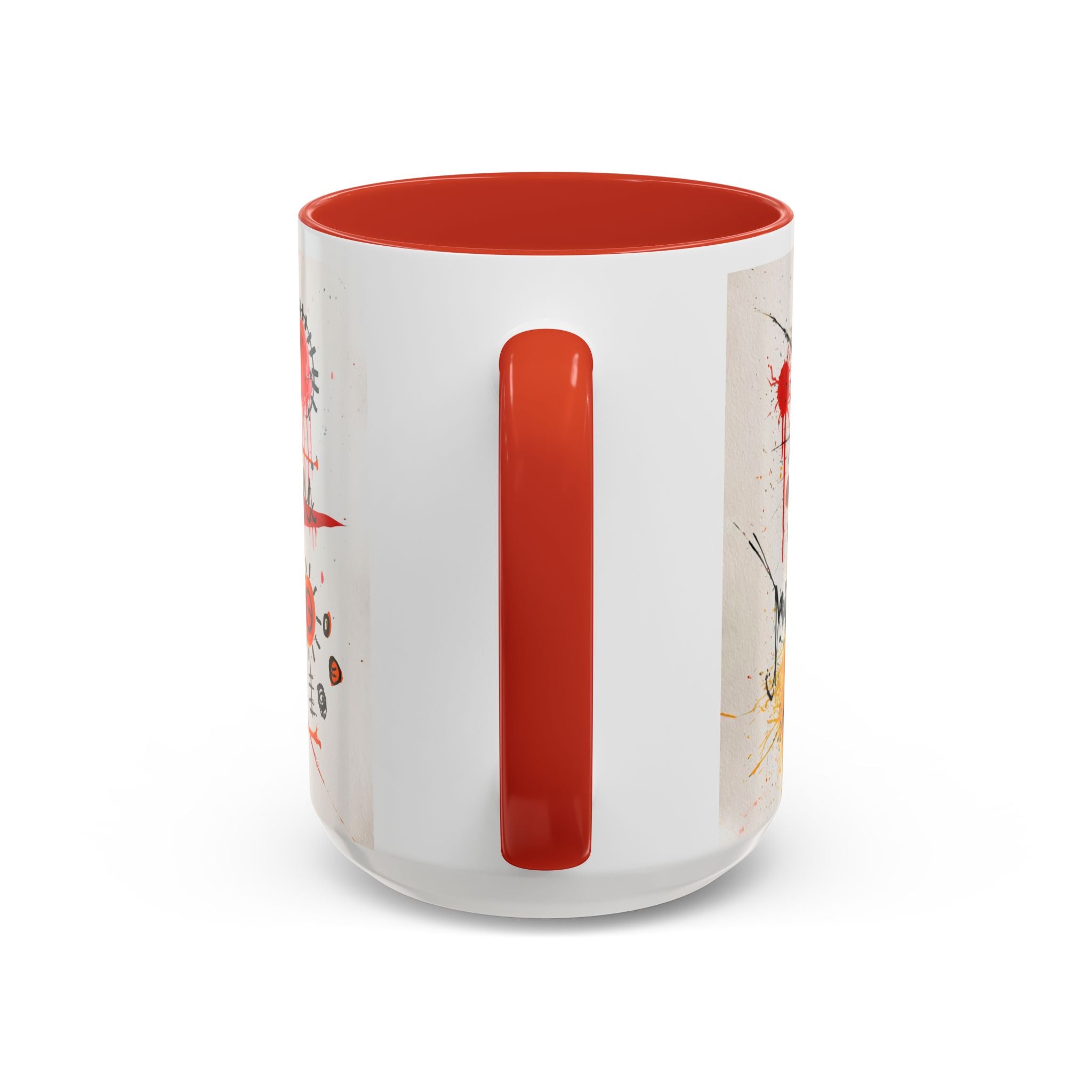 Abstract Monster Art Coffee Mug — Colorful Graffiti-Style Accent Mug (11/15oz)