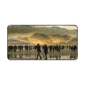 Desk Mat — Golden Horizon Crowd Landscape Gaming/Office Mousepad