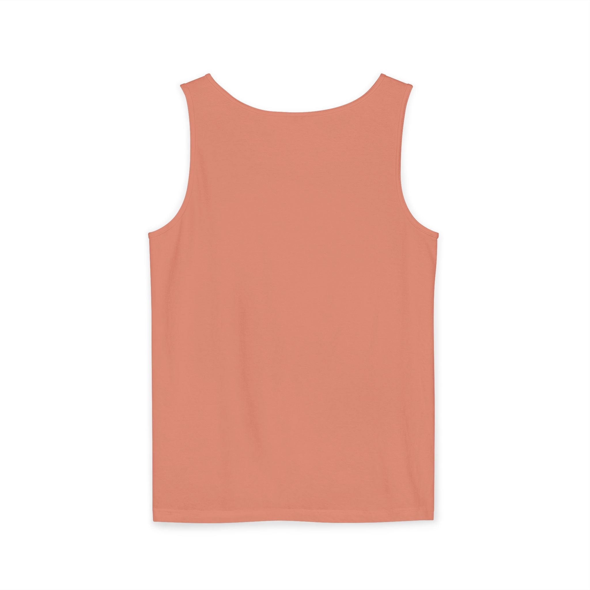 Spiral Text Art Tank Top — Monochrome Optical Typography Tee