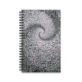 Spiral Notebook — Psychedelic Letter Swirl Spiral Journal