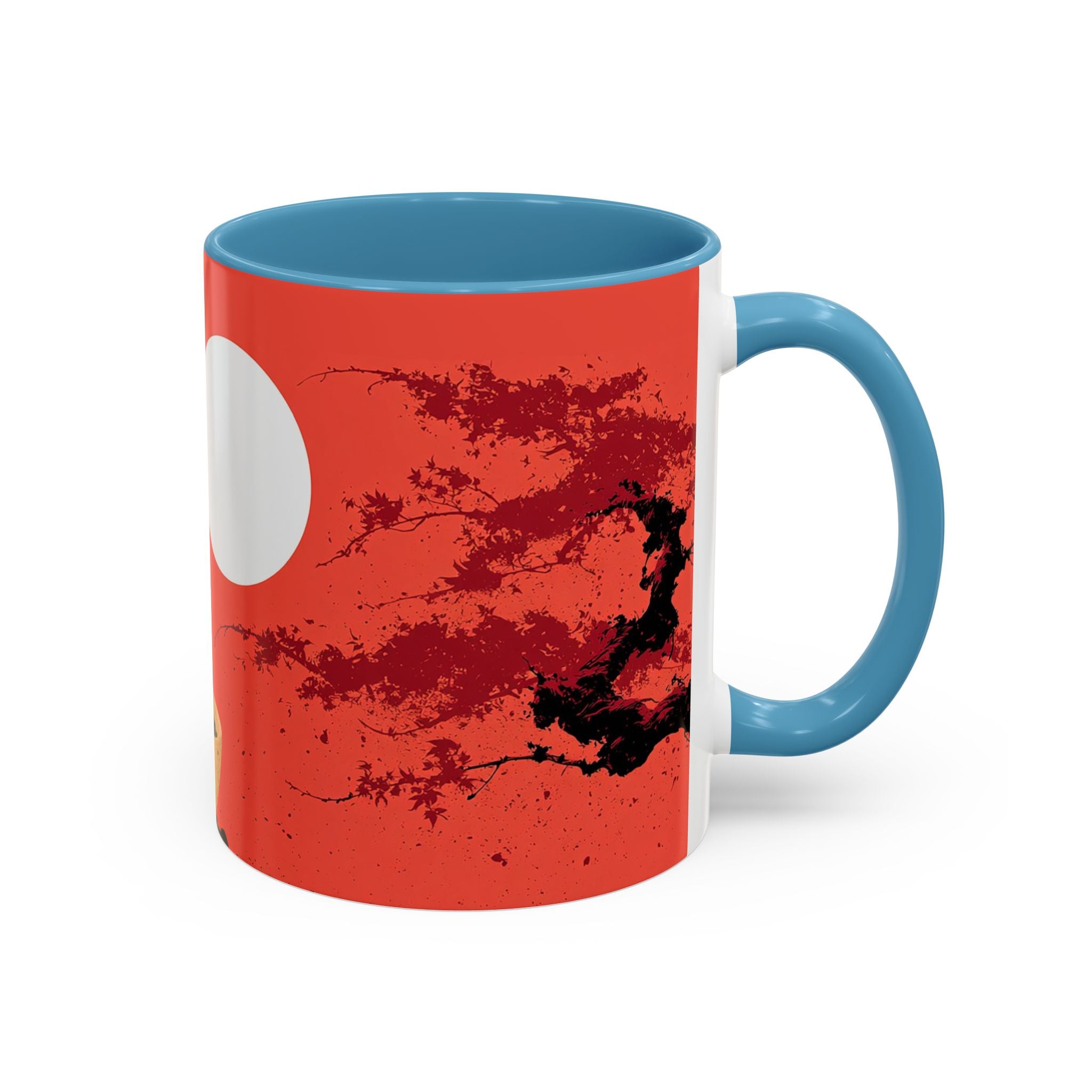 Red Coffee Mug - "Yeah, yeah, yeah ... First Coffee" Vintage Steam Design (11/15oz)