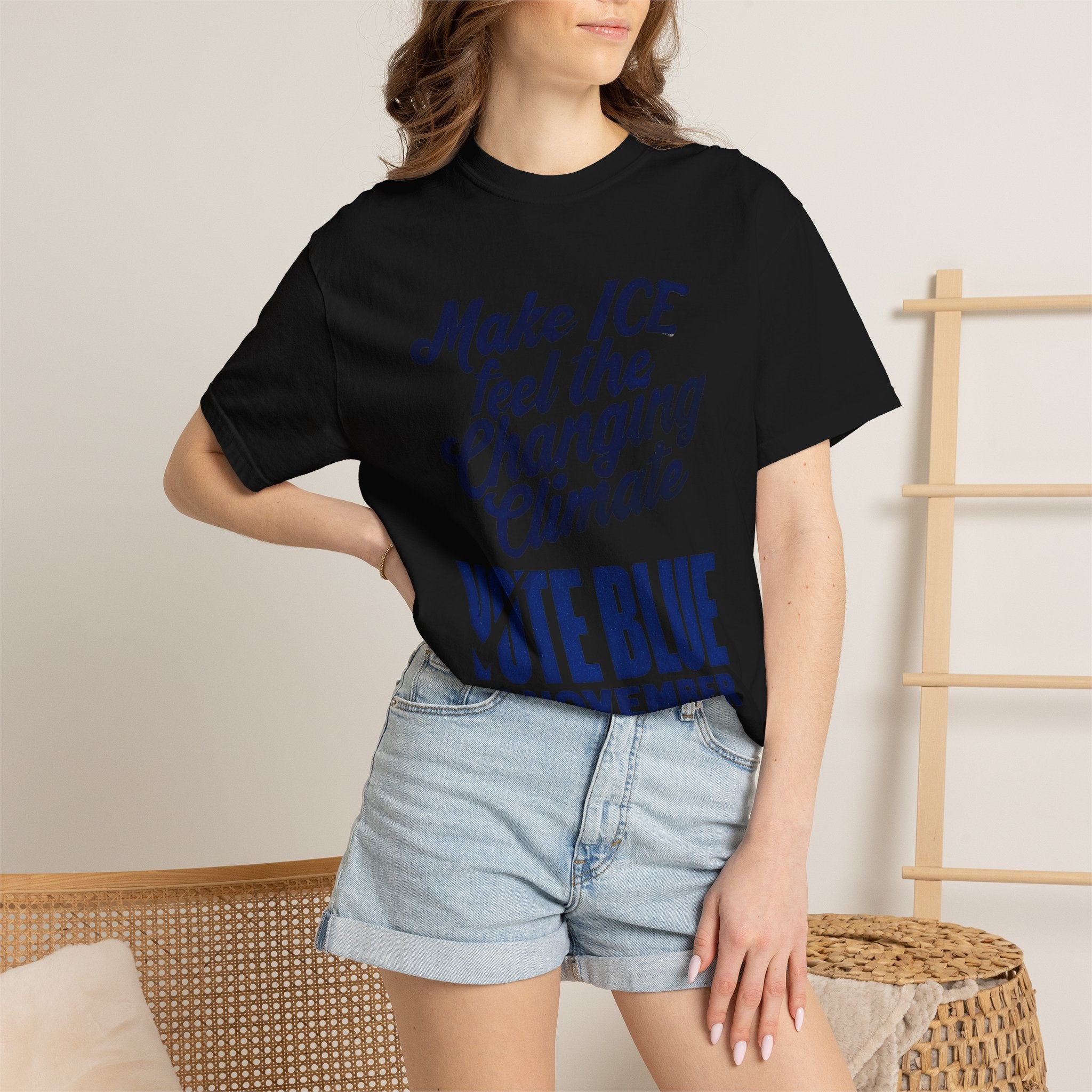 Make ICE Feel the Changing Climate - Vote Blue T-Shirt