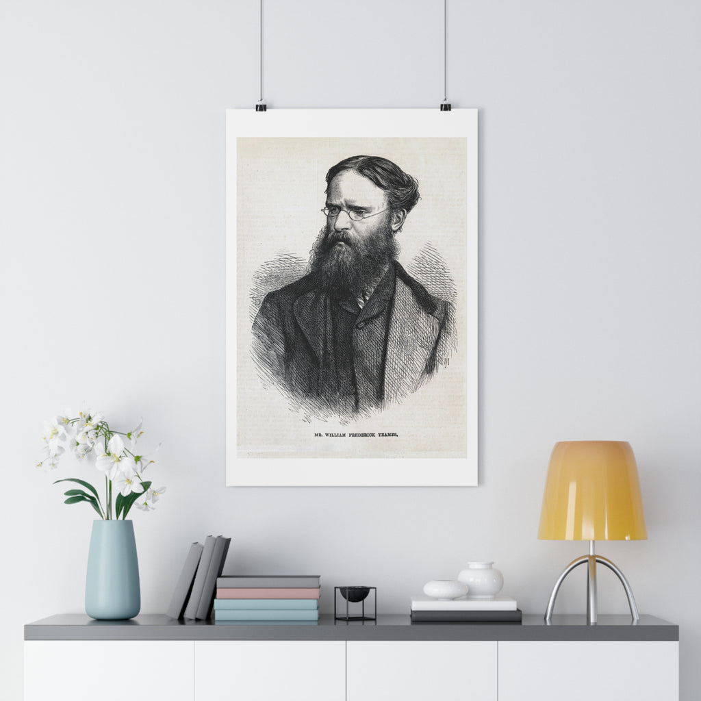 Historical Portrait Poster — William Frederick Yeames Antique Engraving Print