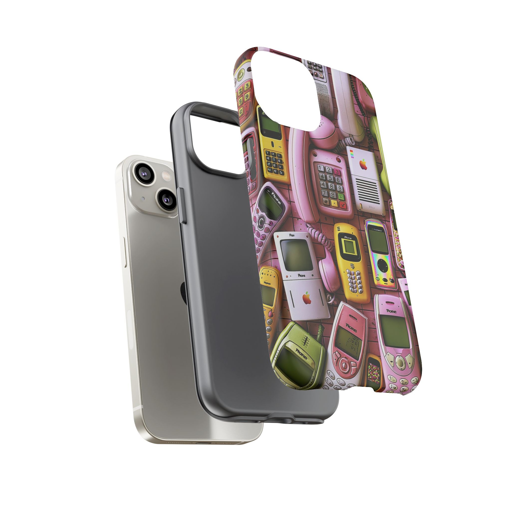 Phone Case — Surreal VR Cityscape Illustration