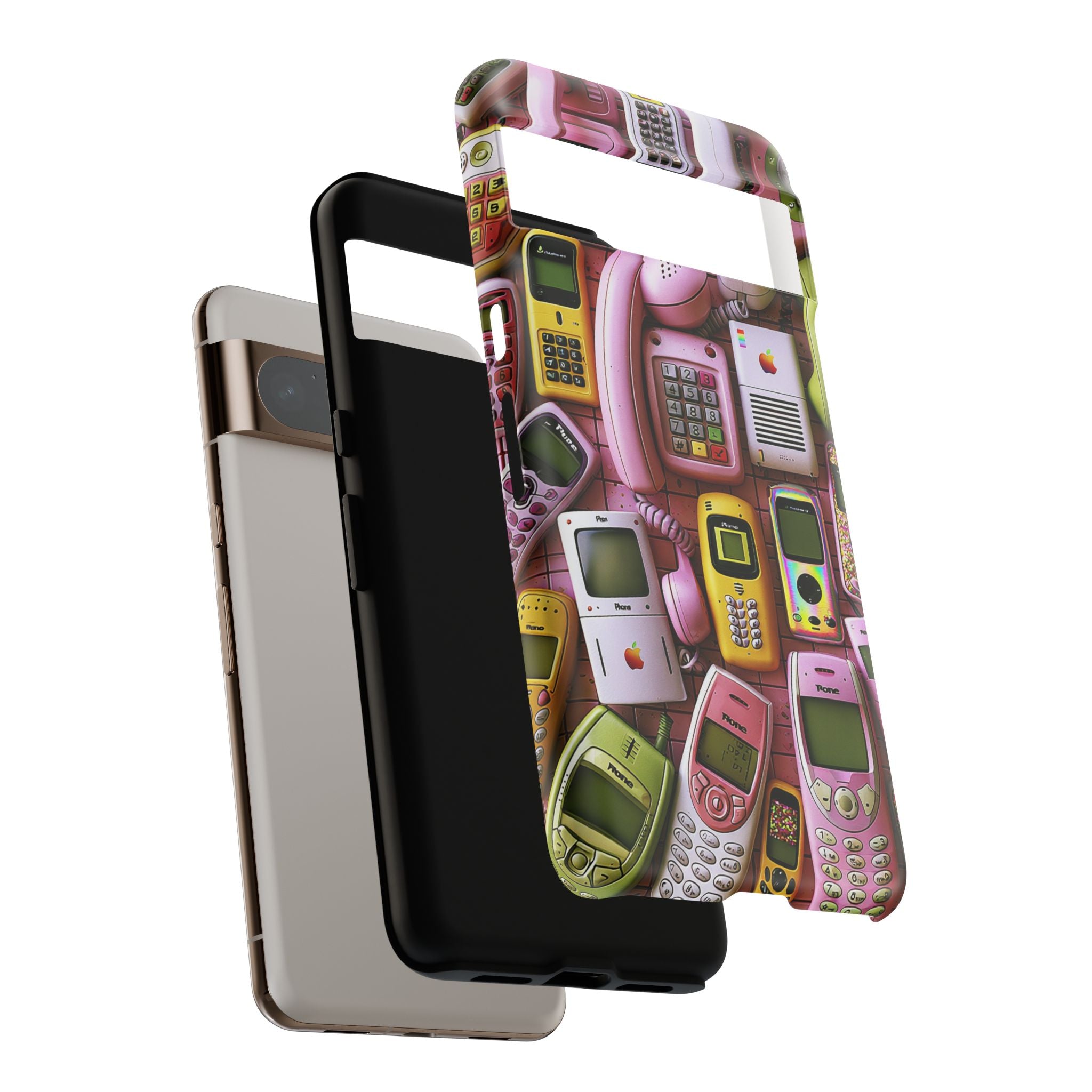 Phone Case — Surreal VR Cityscape Illustration