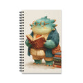 Cute Monster Reading Journal — Spiral Notebook for Writers & Students