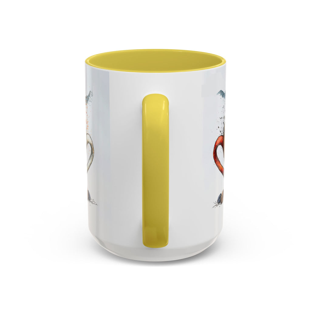 But First Coffee Ceramic Mug — Colorful Watercolor Coffee Cups (11oz & 15oz)