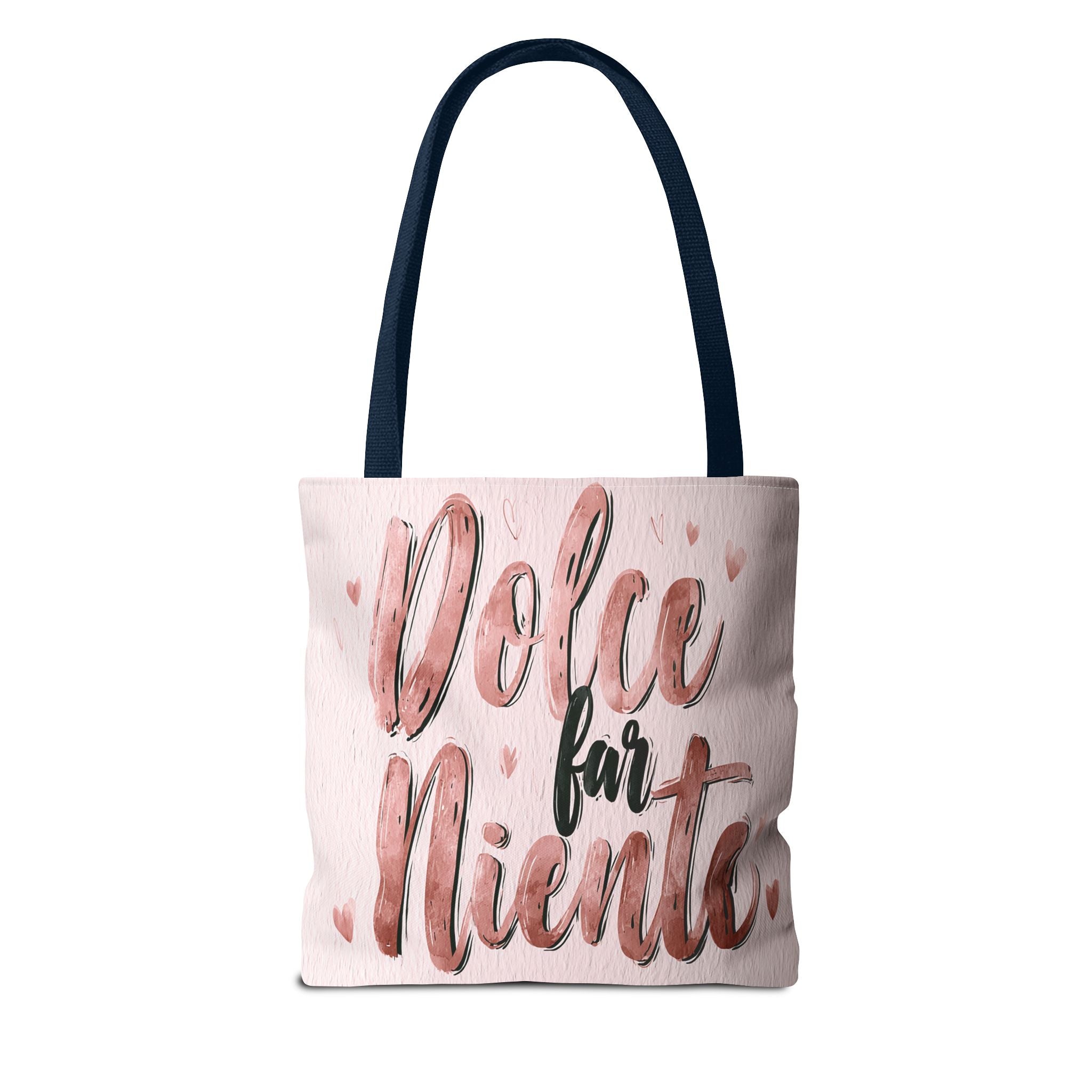 Dolce Far Niente Tote Bag — Italian 'Sweet Doing Nothing' Floral Fashion Tote